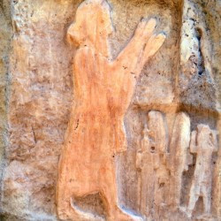 Eshaqvan, Rock Relief (cast at Taq-e Bostan)