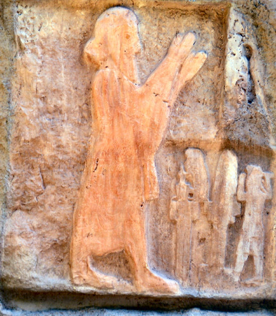 Eshaqvan, Rock Relief (cast at Taq-e Bostan)