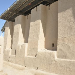 Tepe Nush-e Jan, Wall of the fort