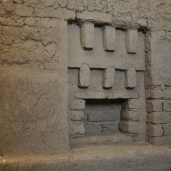 Tepe Nush-e Jan, Fire sanctuary, Brickwork