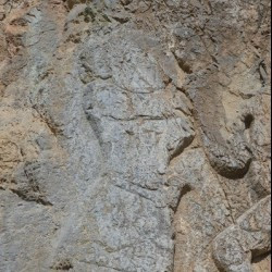 Salmas, Rock relief, Defeated king, Captured