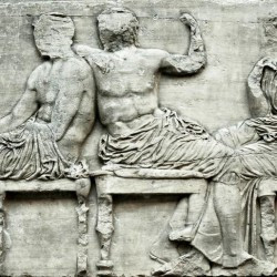 Athens, Acropolis, Parthenon, Frieze, Reclining Gods