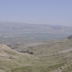 The Bekaa valley from the west