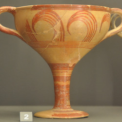 Rhodes, Mycenaean cup (LH IIIa2)