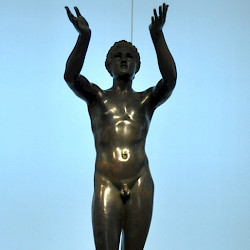 Rhodes, Statue of a praying man