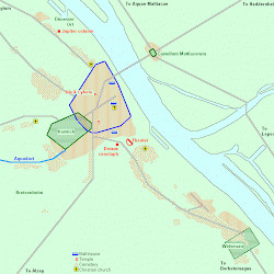 Map of Mogontiacum