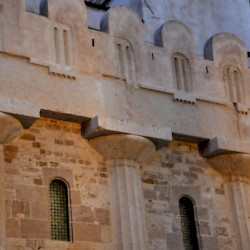 Syracuse, Temple of Athena, Outside wall