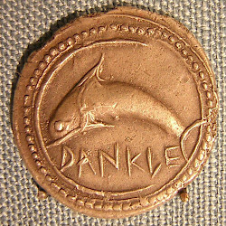 Zancle, Coin with dolphin