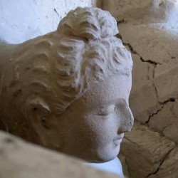 Jaulian, head of a Buddha