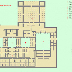 Map of Susa, Achaemenid Palace