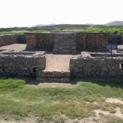 Sirkap, stupa of the double-headed eagle