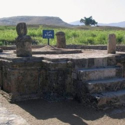 Sirkap, stupa in the shape of a Roman temple