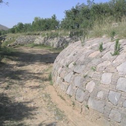 Sirsukh, wall, outside