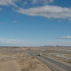 Ahuan, general view of the edge of the Dasht-e Kavir