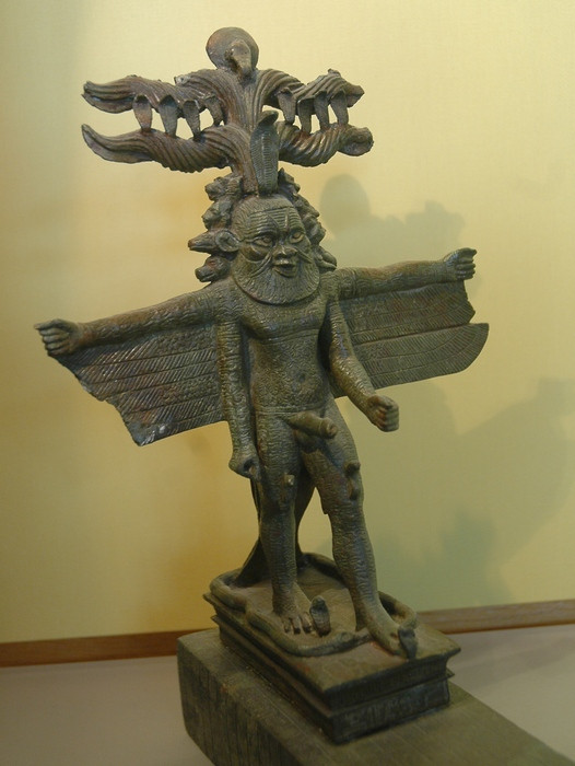 Statuette of Bes, dedicated by Pakher, chancellor of king Psamtek I