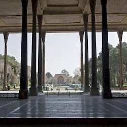 Isfahan, Chehel Sotun Palace, Colonnaded Terrace