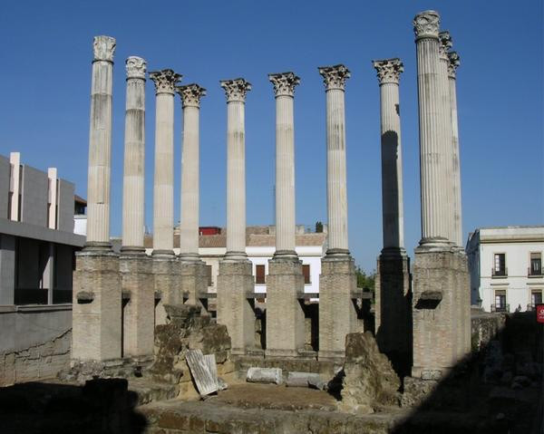 Cordoba, Remains of a temple, probably dedicated to the emperor.
