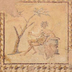 Baalbek, Temple of Bacchus, Mosaic
