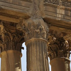 Baalbek, Temple of Bacchus, Pronaos, Capitals