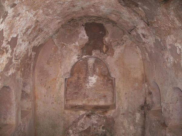 Carmona, Circular tomb, columbarium with niches for urns