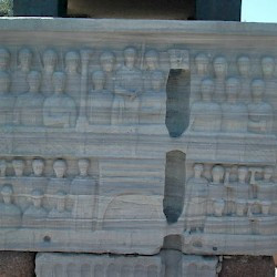 Constantinople, Hippodrome, First Obelisk, northeast part of the pedestal, upper relief