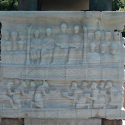 Constantinople, Hippodrome, First Obelisk, northwest part of the pedestal, upper relief