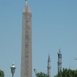 Constantinople, Hippodrome, Obelisk of Thutmose III, from the southwest