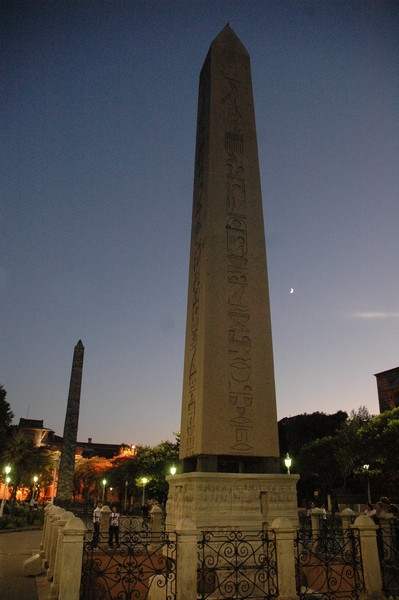 Constantinople, Obelisk of Thutmose III, from the northeast