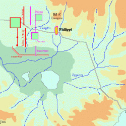 The first battle of Philippi