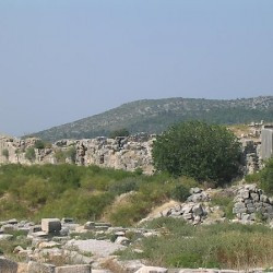 Xanthus, Terrace wall