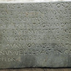 Lascuta, Imperator inscription