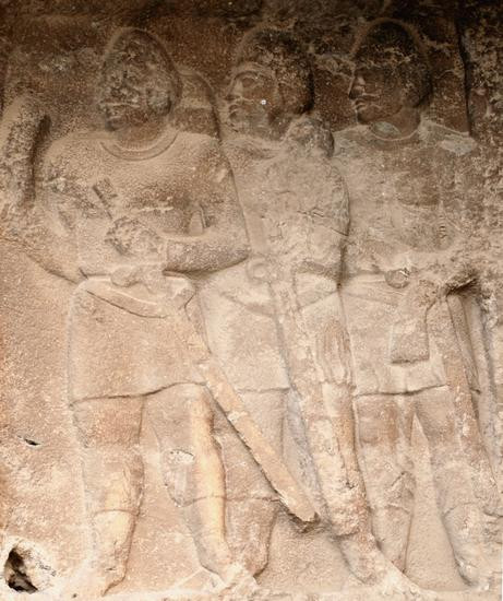 Bishapur, Relief 2, Infantry