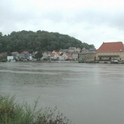 Marktbreit from the northeast, across the river Main