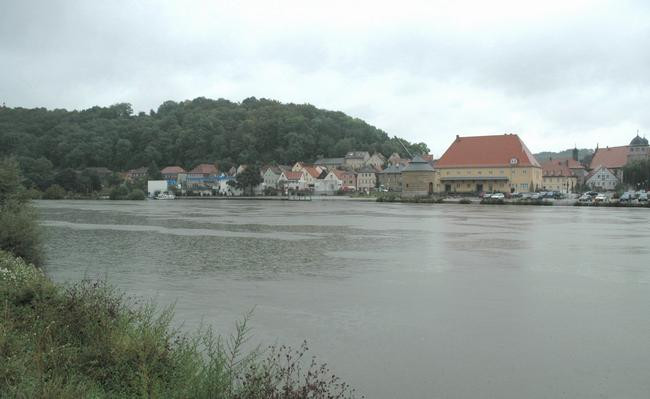 Marktbreit from the northeast, across the river Main
