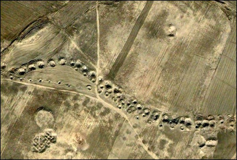 Anshan: a qanat seen from the air
