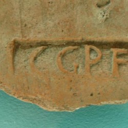 Voorburg, Tile with the sign of the Classis Germanica Pia Fidelis
