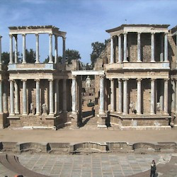 Augusta Emerita, Theater, stage