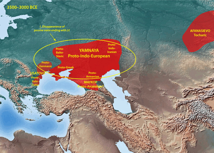 Expansion of the Indo-European Languages 3: Disappearance of Passive Voice endings with /r/