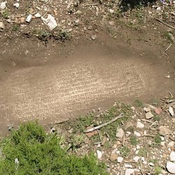 Oenoanda, Esplanade, inscription of Diogenes