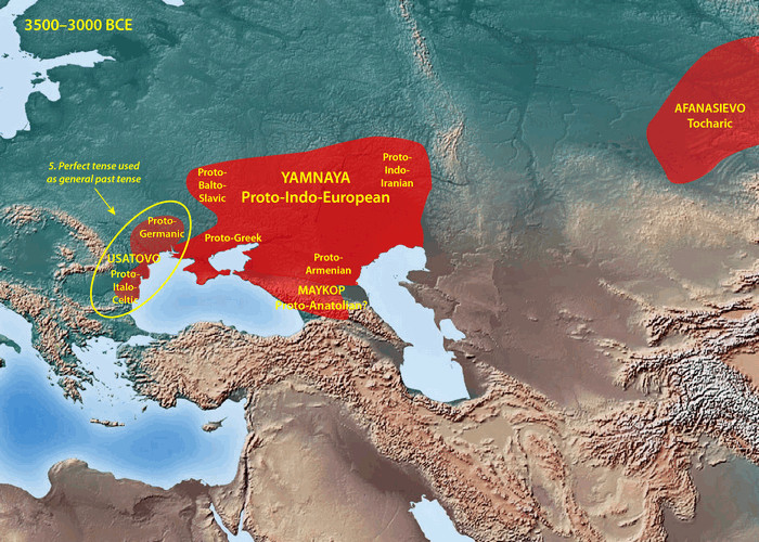 Expansion of the Indo-European Languages 7 Perfect Tense:Used as General Past Tense