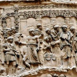 Rome, Column of Trajan, Bridge across the Danube