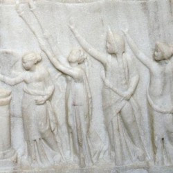 Alexandria, Relief of the Apotheosis of Homer, Lower tier
