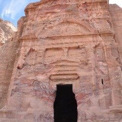 Petra, Tomb of Sextius Florentinus, a Roman governor who continued to live in Petra