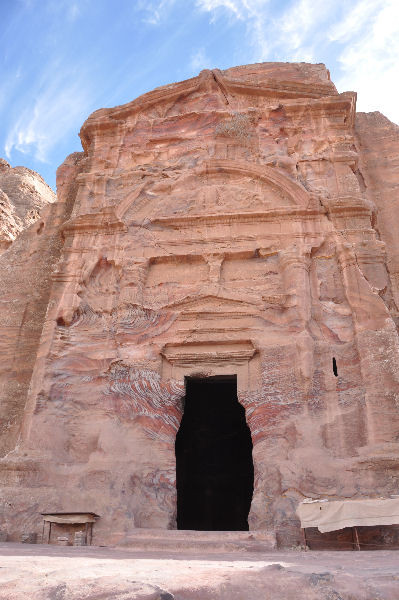 Petra, Tomb of Sextius Florentinus, a Roman governor who continued to live in Petra