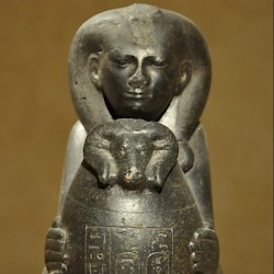 Karnak, Sphinx of Shepenupet II (god's wife of Amun)