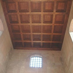 Rome, Forum Romanum, Curia Julia, Ceiling