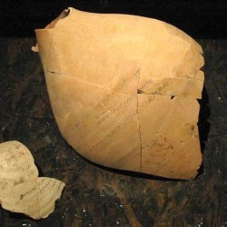 Ai Khanum, Treasury, Ostraca
