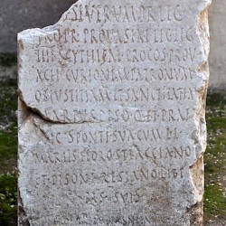 Corinth, Inscription mentioning IIII Scythica