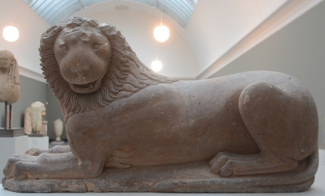 Corinth, Stone lion