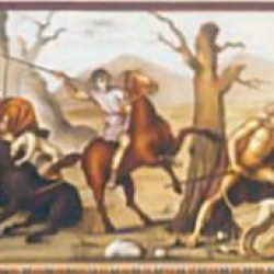 Vergina, Great Tumulus, façade, reconstruction